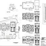 Property for sale by Auction A detailed architectural blueprint showing the layout of a building across three floors, the roof plan, and site plan. Each floor plan specifies room numbers and measurements. The design includes various annotations, scales, and a key to symbols used in the drawings, with special consideration for an adjacent Water Tower. Presented by Palace Auctions