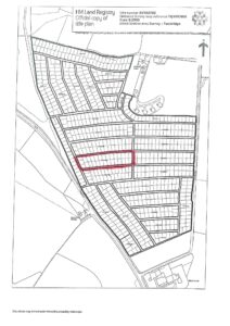 Property for sale A map of a neighborhood featuring the Warlingham land parcel and amenity land CR6 9QL, ideal for those seeking investment opportunities. Presented by Palace Auctions