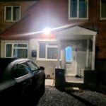 Property for sale A car is parked in front of a two-story house at night. Perfect as an investment property Leicester offers, it has a white front door with a lit porch and gravel driveway, creating an inviting atmosphere. Presented by Palace Auctions