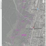 Property for sale A grayscale satellite map of development land in Dunoon, Argyll, shows outlined lots labeled "LOT 1" to "LOT 7," some marked "SOLD." Streets and buildings are visible to the right, along Alexander Street. Presented by Palace Auctions